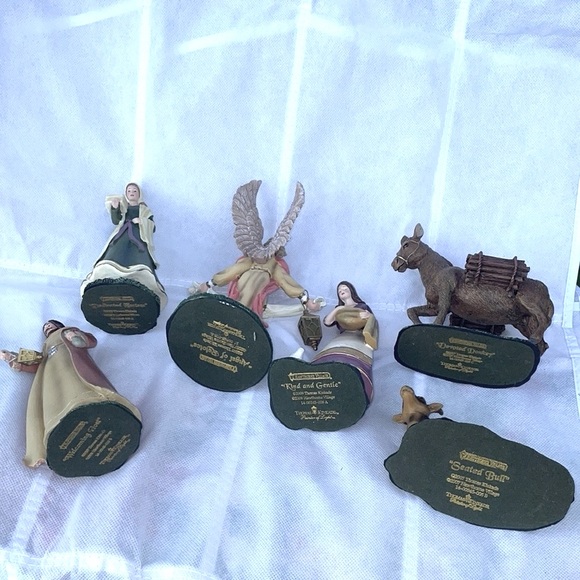 Thomas Kinkade 2007, 2009 Hawthorne Village Nativity Christmas (lot of 6 pieces) - Picture 3 of 10
